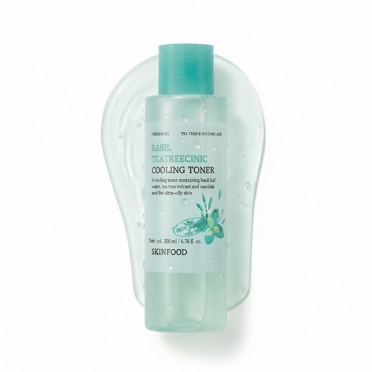 SKINFOOD Basil Teatreecinic Cooling Toner 200ml