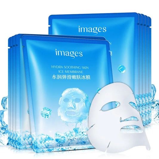 10pcs IMAGES Hyaluronic Acid Ice Face Masks